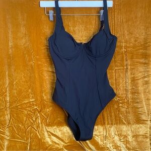 CUPSHE Black One-Piece Swimsuit